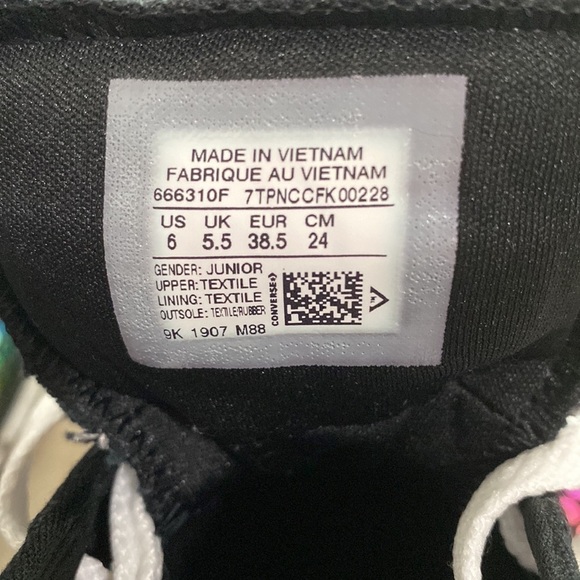 Converse All Star Rainbow Limited Edition size 6 - Picture 8 of 10